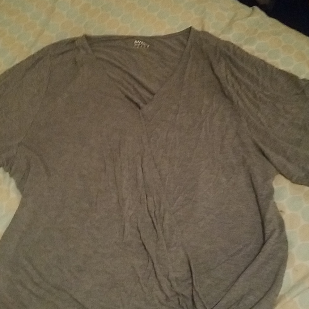Grey stylish casual top